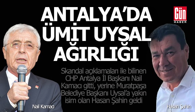 Antalya'da Kamacı dönemi bitti Şahin dönemi başlıyor