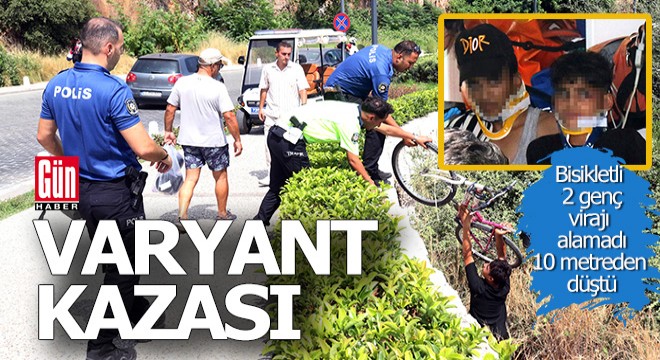 Antalya da Konyaaltı Varyantı nda bisiklet kazası