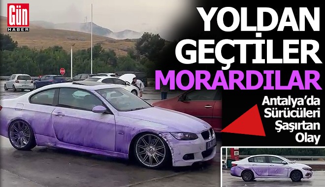 Antalya’da Mor Şaşkınlığı