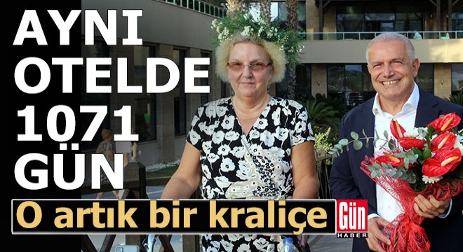 Antalya da aynı otelde 9 yılda 1071 gün konakladı