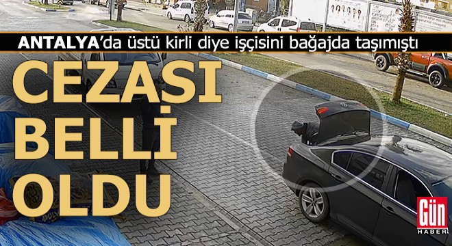 Antalya da bağajda işçi taşımanın cezası belli oldu