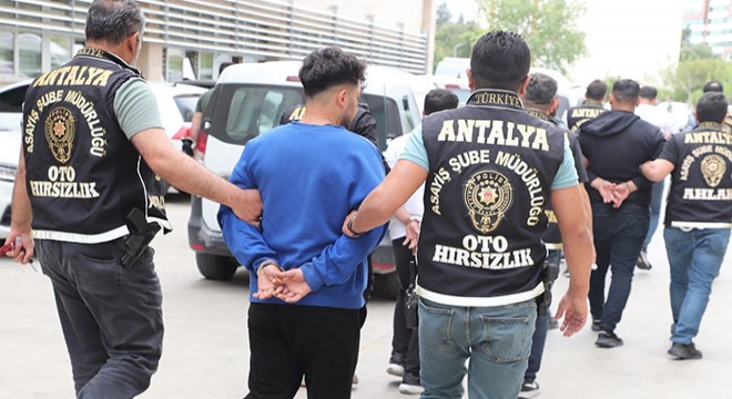 Antalya da bir haftada 213 şüpheli tutuklandı