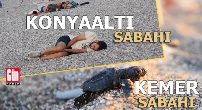 Antalya da bu sabah...