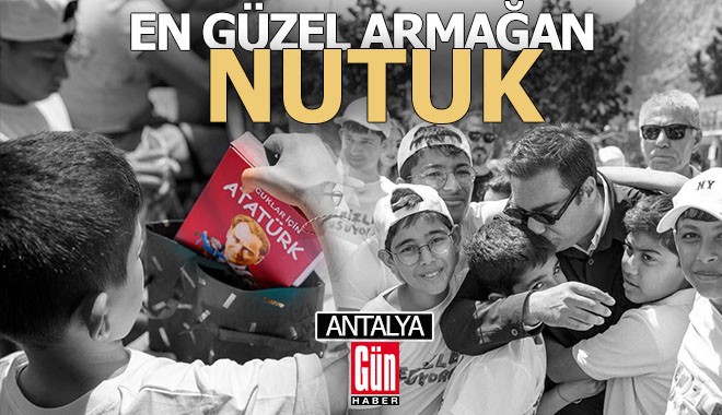 Antalya’da çocuklar denizle buluştu