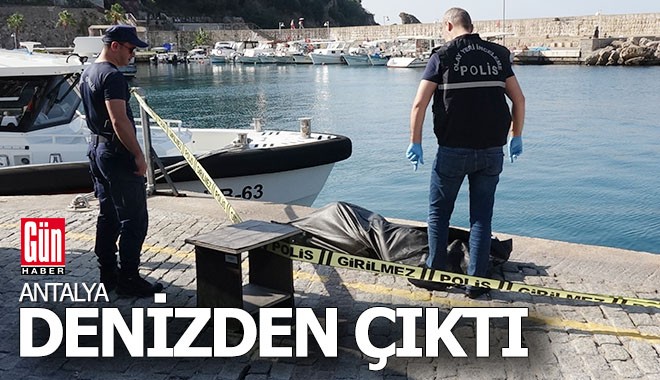 Antalya'da denizden ceset çıktı