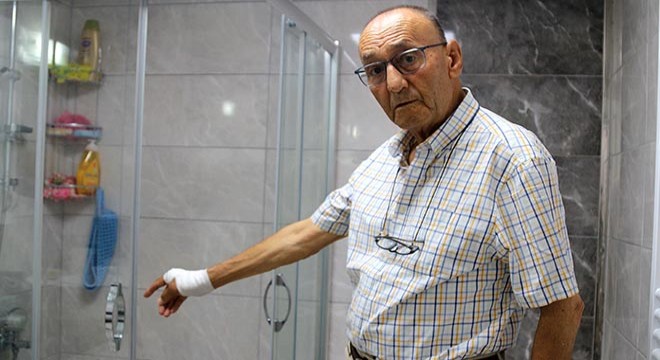 Antalya da duşa kabin faciası