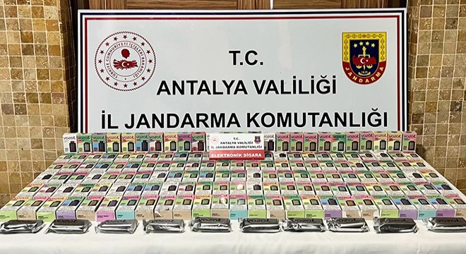 Antalya da elektronik sigara operasyonu
