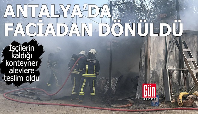 Antalya'da faciadan dönüldü!
