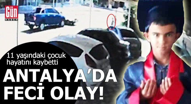 Antalya da feci olay!