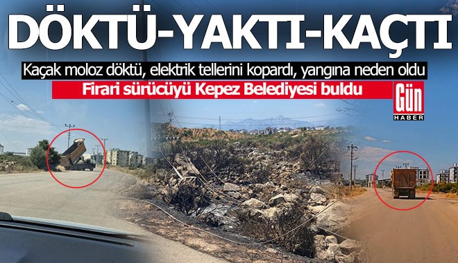 Antalya'da firari sürücünün izini, Kepez Belediyesi ekipleri buldu