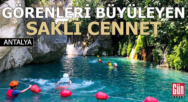 Antalya da görenleri büyüleyen saklı cennet