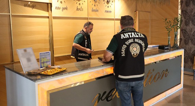 Antalya da günübirlik konaklama yerleri denetlendi