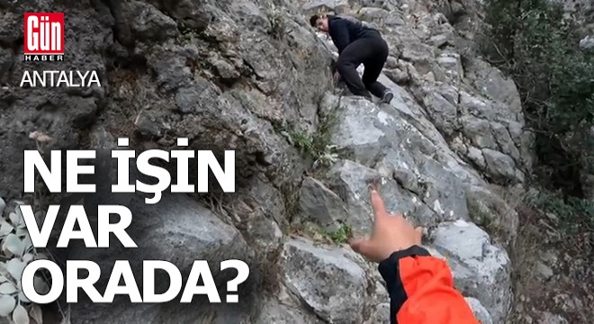 Antalya da iki genç AFAD ve jandarmayı seferber etti