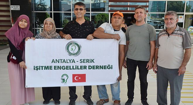 Antalya da işitme engellilerden tercüman tepkisi