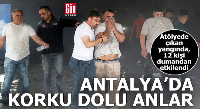 Antalya da korku dolu anlar!