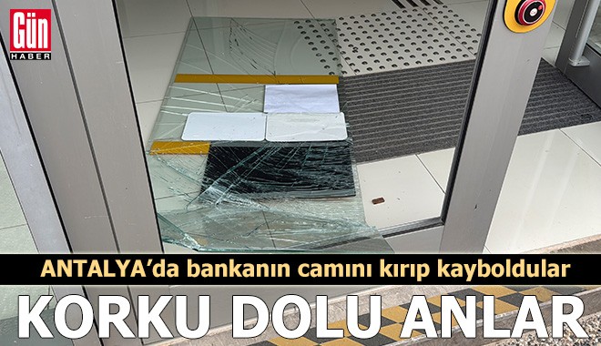 Antalya'da korku dolu anlar!