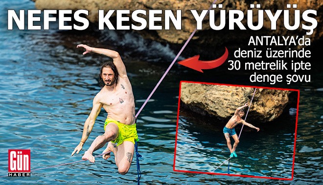 Antalya'da nefes kesen yürüyüş