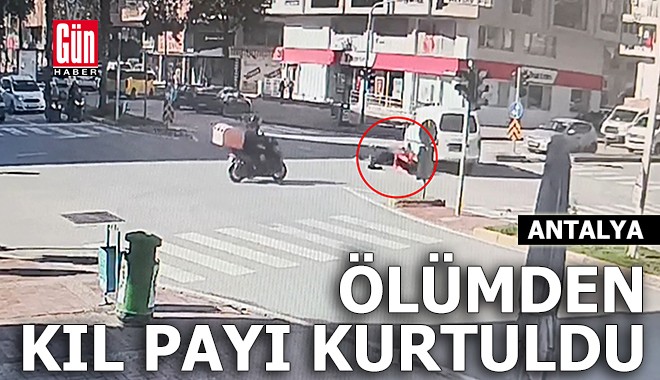Antalya'da ölümden kıl payı kurtuldu