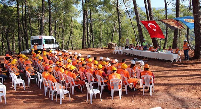 Antalya da orman personeline uygulamalı eğitim