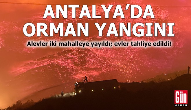 Antalya'da orman yangını