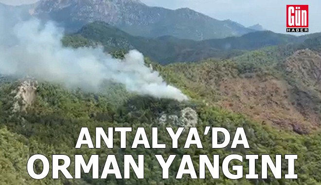 Antalya'da orman yangını