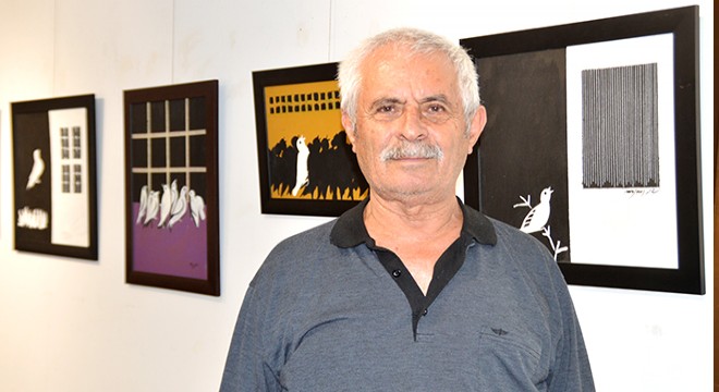 Antalya da ressam Sezen den  Bülbülün Penceresi 