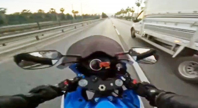 Antalya da saatte 280 kilometre hız yaptı, yakalandı