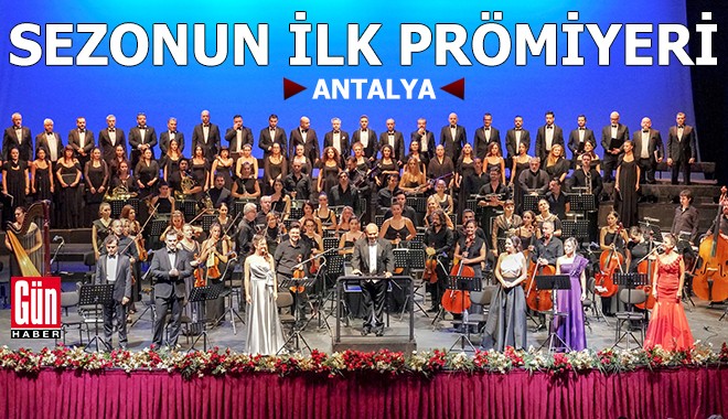 Antalya'da sezonun ilk prömiyeri Yevgeni Onegin