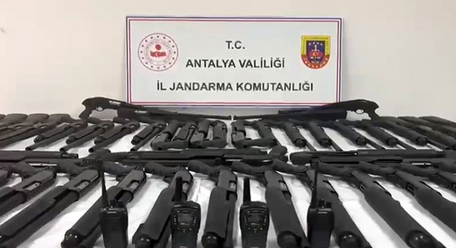 Antalya da silah kaçakçılığına 4 tutuklama