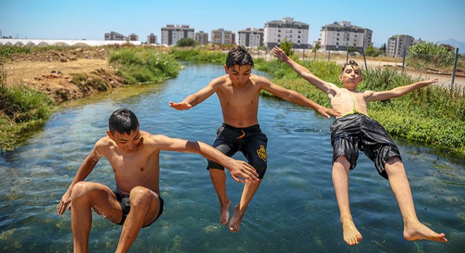 Antalya da sulama kanalında tehlikeli serinlik