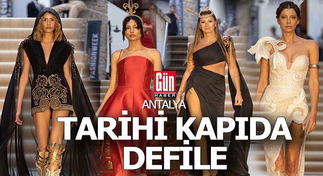 Antalya da tarih modayla buluştu