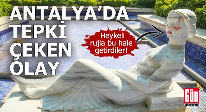 Antalya da tepki çeken olay!