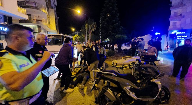 Antalya da yaralı sürücüyü bırakıp kaçtı
