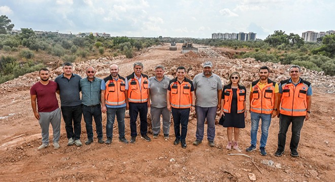 Antalya da yol için dağlar aşıldı