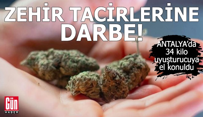 Antalya’da zehir tacirlerine darbe!