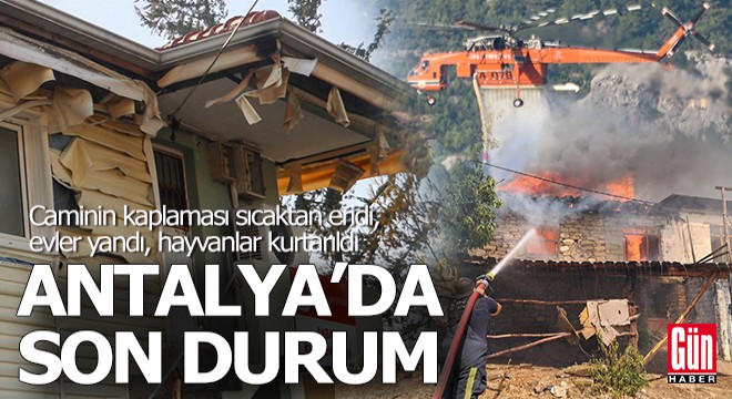 Antalya daki orman yangınlarında son durum