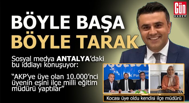 Antalya milli eğitimdeki bu atamayı konuşuyor