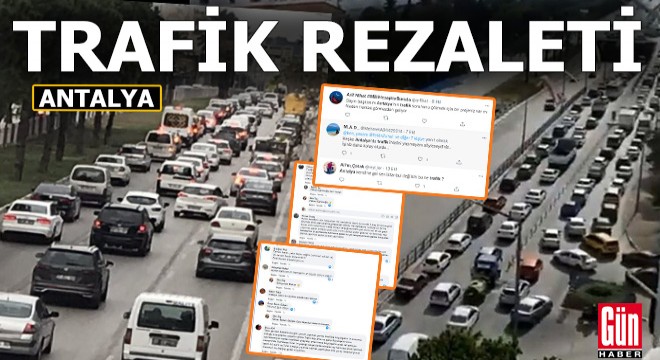 Antalya da trafik rezaleti büyüyor