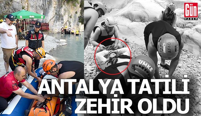 Antalya tatili zehir oldu