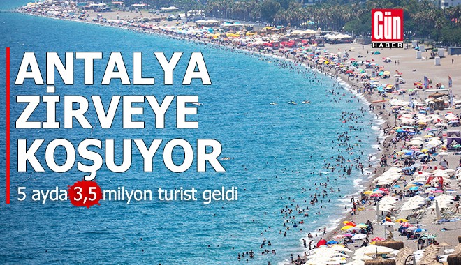 Antalya turizmde zirveye koşuyor