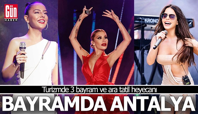 Antalya turizminde 3 bayram ve ara tatil heyecanı