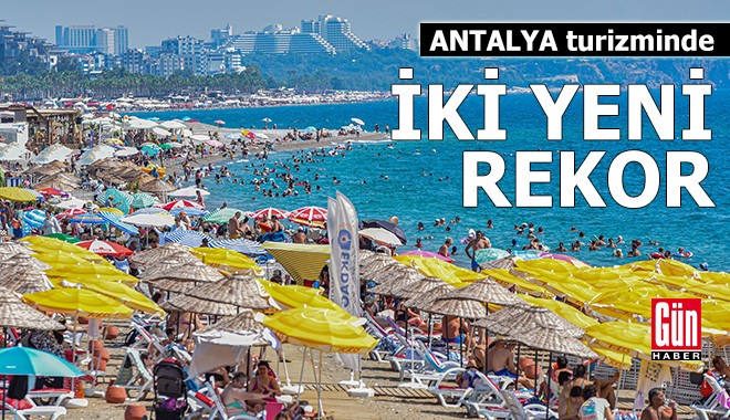 Antalya turizminde iki yeni rekor