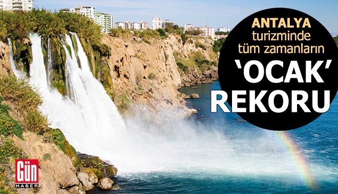 Antalya turizminde tüm zamanların 'ocak' rekoru