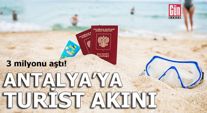 Antalya ya hava yoluyla turist akını!