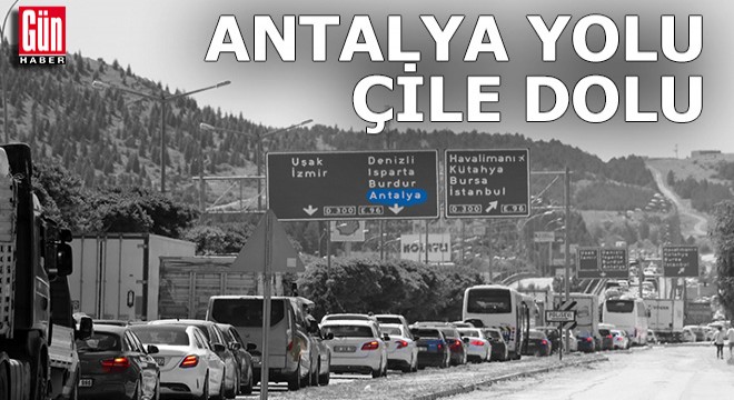 Antalya yolu çile dolu