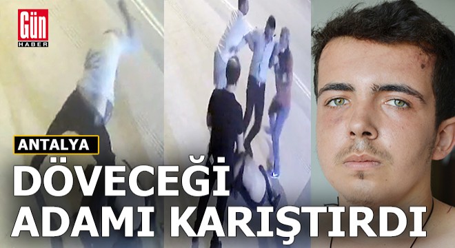 Antalyalı kuryeye tekme ve yumruklu saldırı