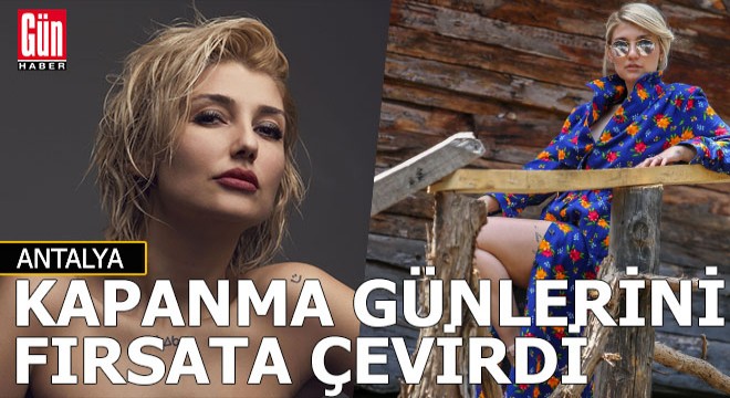 Antalyalı şarkıcı tam kapanmayı fırsata çevirdi