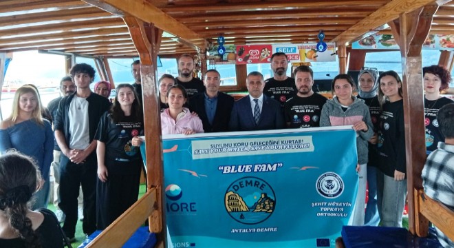 Antalyalı öğrencilerden deniz ekosistemine duyarlılık mesajı