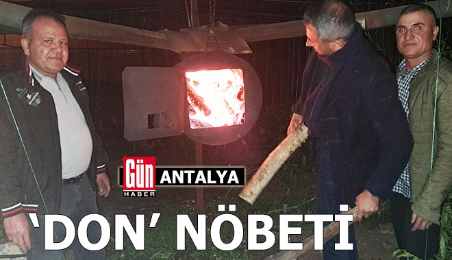 Antalyalı sera üreticileri don nöbetinde