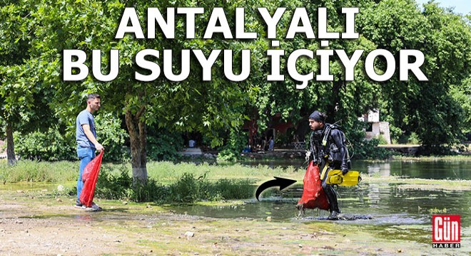 Antalyalı su diye bunu içiyor